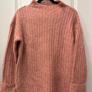 Old Navy Women's Turtleneck Sweater in Warm Pink